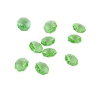 Prisms & Kaleidoscopes 14mm Octagon Beads 100pcs/1000pcs Material Window Accessories Chandelier Crystal Prisms Science Classroom Optics Kits (Color : 1 Hole, Size : 100pcs)