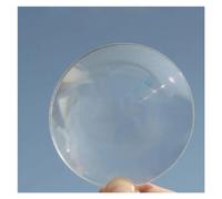 Prisms & Kaleidoscopes 1PCS 140mm Round Plastic Fresnel Condensing Lens Length 100 120 220mm Magnifier Concentrator LED Lens Science Classroom Optics Kits (Color : 100mm, Size : 140mm)