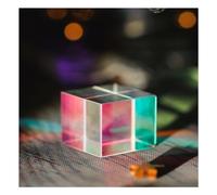 Prisms & Kaleidoscopes 20 * 20 * 17mm Cube Light Prism Photo Ornaments 7 Color Crystal Dichroic Prisma Rectangle Optical Prisme Science Classroom Optics Kits