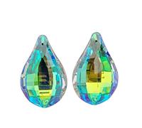 Prisms & Kaleidoscopes 2pcs Crystal Prism For Window Decoration 50mm Color Chandelier Parts Science Classroom Optics Kits (Size : 50mm 2pcs)