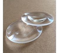 Prisms & Kaleidoscopes 30mm 36mm 40mm 50mm 110mm 10x 8x 6x 5x Magnifying Lens Optical Double Convex Magnifier Science Classroom Optics Kits (Diameter : D36mm FL60mm)