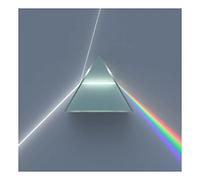Prisms & Kaleidoscopes 30X30X50mm Perforated Triangular Prism With Golden Screws Science Classroom Optics Kits