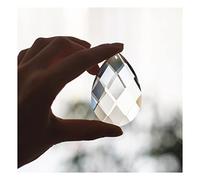 Prisms & Kaleidoscopes 38mm/50mm/63mm/89mm Chandelier Clear Almond Shape Crystals Lighting Prisms Science Classroom Optics Kits (Color : 63mm 10pcs)
