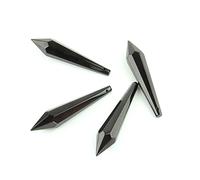 Prisms & Kaleidoscopes 38mm/63mm/76mm Black K9 Crystal Chandelier Pendants Prisms Science Classroom Optics Kits (Color : 38mm, Size : 10pcs)