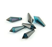 Prisms & Kaleidoscopes 38mm/63mm/76mm Blue Zircon K9 Crystal Chandelier Pendants Prisms Science Classroom Optics Kits (Color : 38mm, Size : 200pcs)