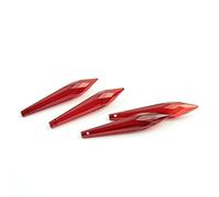Prisms & Kaleidoscopes 38mm/63mm/76mm Dark Red K9 Crystal Chandelier Pendants Prisms Science Classroom Optics Kits (Color : 76mm, Size : 200pcs)