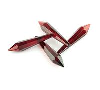 Prisms & Kaleidoscopes 38mm/63mm/76mm Dark Red K9 Crystal Chandelier Pendants Prisms Science Classroom Optics Kits (Color : 63mm, Size : 200pcs)