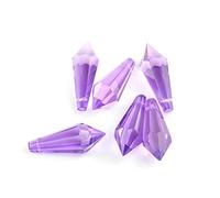 Prisms & Kaleidoscopes 38mm/63mm/76mm K9 Crystal Chandelier Pendants Prisms Decoration Science Classroom Optics Kits (Color : 38mm, Size : 10pcs)