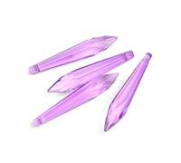 Prisms & Kaleidoscopes 38mm/63mm/76mm K9 Crystal Chandelier Pendants Prisms Decoration Science Classroom Optics Kits (Color : 76mm, Size : 10pcs)