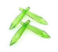 Prisms & Kaleidoscopes 38mm/63mm/76mm K9 Crystal Chandelier Pendants Prisms For Decoration Science Classroom Optics Kits (Color : 76mm, Size : 10pcs)