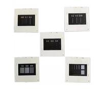 Prisms & Kaleidoscopes 5 PCS 50X50mm Interference Diffraction Grating Set Double Triple Slit Round Hole Grid Optical Instrument Science Classroom Optics Kits