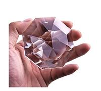 Prisms & Kaleidoscopes 75mm Chandelier Octagon Crystal Faceted Prism Hanging Crystal Prism Science Classroom Optics Kits