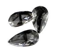 Prisms & Kaleidoscopes 76mm 89mm 100mm 1pc Clear Tear Drop Chandelier Parts Decoration For Home Science Classroom Optics Kits (Size : 100mm)