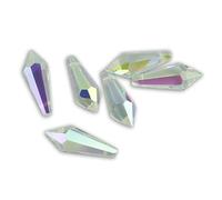 Prisms & Kaleidoscopes AB 38mm/63mm/76mm Crystal Chandelier Pendant Decoration Science Classroom Optics Kits (Color : 38mm, Size : 10pcs)