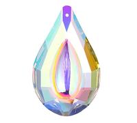 Prisms & Kaleidoscopes Clear Crystal Prism Hanging Chandelier Parts Science Classroom Optics Kits (Color : 6)