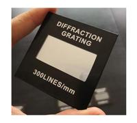 Prisms & Kaleidoscopes Diffraction Grating Lens Transmission 50Lines 100 300 500 600 Transmission Teaching Equipment Demonstration Science Classroom Optics Kits (Color : 300lines, Size : 50X50_2MM)