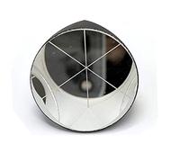 Prisms & Kaleidoscopes K9 Optical Prism Diameter 12.7mm 25.4mm Optical Trihedral Retroreflector Cube Prisms Science Classroom Optics Kits (Color : D25.4)