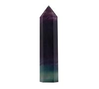 Prisms & Kaleidoscopes Rainbow Fluorite Crystal Tower Point Natural Fluorite Quartz Crystal For Home Decor Science Classroom Optics Kits