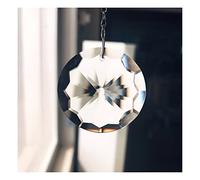 Prisms & Kaleidoscopes Triangular Prism BK7 Optical Prisms Physics Teaching Refracted Light Science Classroom Optics Kits (Color : 40MM Crystal Pendant)