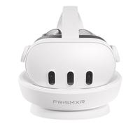 PRISMXR Charging Dock Compatible with Meta Quest 3 Accessories, 27W Fast Charge Station for Oculus Quest3 and Controllers with 2 Rechargeable Batteries (Carina D1)