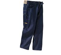 Prison Blues Men's Work Jeans (7 Pocket) Without Suspender Buttons - Rigid Blue 42 x 34