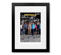 Prison Break Cast Signed A4 Poster Photo Print Framed Autograph Gift TV Show Wentworth Miller Dominic Purcell (Prison Break3 A4 Black Framed & Mounted)