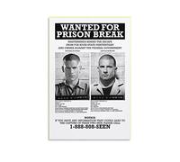 Prison Break TV Series Poster Canvas Art Decorative Painting Picture Print Modern Family Boy Girl Bedroom Living Room Decoration Wall Decor Posters 16x24inch(40x60cm)