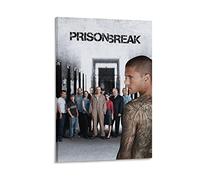 Prison Break TV Series Poster Canvas Art Decorative Painting Picture Print Modern Family Boy Girl Bedroom Living Room Decoration Wall Decor Posters 08x12inch(20x30cm)