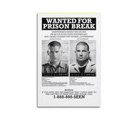 Prison Break TV Series12Canvas Posters Aesthetic Wall Art Decorative Painting Poster Decor Vintage Canvas for Living Room Bed Room 16x24inch(40x60cm) Unframe-style
