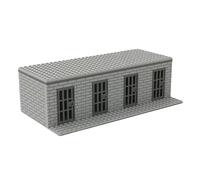 Prison cell solitary confinement building block set with SWAT gear, comes with 6 figures and black kit for modern military