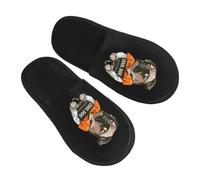 Prison Clothing Cartoon Dog Furry Slippers Washable Home Slippers Comfy Slipper For Outdoor Bedroom Mens M