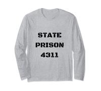 Prison costume uniform state prison inmate 4311 Long Sleeve T-Shirt
