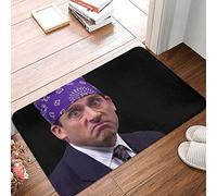 Prison Mike Non-Slip Doormat Living Room Mat Michael Scott The Office Floor Car 24x16 Inch