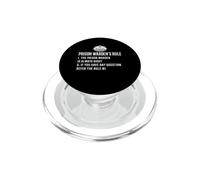 Prison Warden's Rule The Warden Is Always Right Definition PopSockets PopGrip for MagSafe