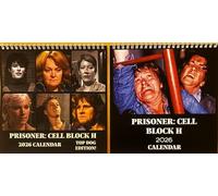 Prisoner Cell Block H - Two Calendars - 2026 TOP DOG Edition & 2026 Calendar Square Desk Calendars 20cm x 20cm