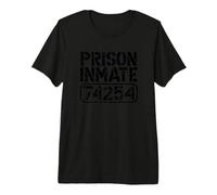 Prisoner Costume Prison Inmate County Jail Halloween Premium T-Shirt