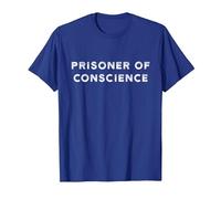 Prisoner of Conscience T-Shirt, Men, Royal Blue, Small