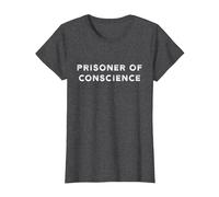 Prisoner of Conscience T-Shirt, Women, Dark Heather Grey, Small