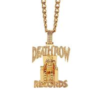 Prisoner With Zircon Pendant Necklace Unisex Ins Style Punk Hip Hop Necklace Jewelry Light Luxury Anniversary Birthday