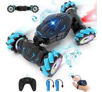 Pristar Remote Control Car Hand Gesture Controlled Car, 1:14 RC Stunt Auto 360° Rotation 3 Control Methods 2.4 GHz Drift Glove Controlled Cars Gift Toy for Kids Boy Girls Age 5 6 7 8 9 10 11 12