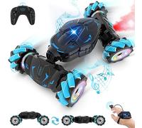 Pristar Remote Control Car Hand Gesture Controlled Car for Kids Age 6-12 | RC Stunt Auto Gift Toy for Kid, 360° Rotation, 3 Control Methods, 2.4 GHz Drift Glove Controlled Auto Boy Girl Age 6 7 8 9 10