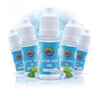 PrisTeam Crush Menthol Drops for Cigarettes 3X10ml (Up to 600 Drops) - Natural Fresh Flavour, Strong & Long Lasting, Nicotine Free - Alternative to Flavour Cards and Crushballs, UK Brand