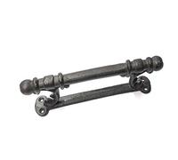 Pristine 7 Inch Black Cast Iron Barn Door Handle