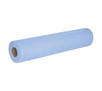 Pristine Blue 2-Ply Hygiene Roll, 50cm x 40m, 100 Percent Recycled Fibres, Highly Absorbent and Versatile, CHSA and FSC Accredited, UK Made (Case of 9)