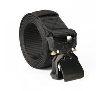 Pristine Extra Large Black Mens Tactical Belt - 50-54 Inch Waist