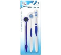 Pristine Gleam 3 Piece Dental Care Kit