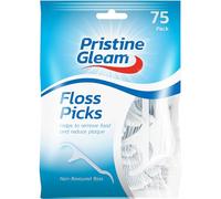 Pristine Gleam 75-Pack Floss Picks: Effortless Dental Care for a Radiant Smile
