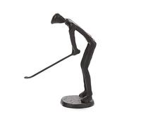 Pristine Golf Figurine - Cast Iron Golfer Statue - Golf Gifts for Dad