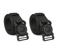 Pristine Tactical Belt Round - Black - 2 Pack - 125cm