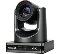 Prisual 4K NDI PTZ Camera, Advanced PTZ Auto Tracking 20X HDMI/USB3.0 PTZ Camera, 1/1.8”4K UHD 30P with Built-in Tally Light for Church Conference Events, PoE, PT20X-4K-N